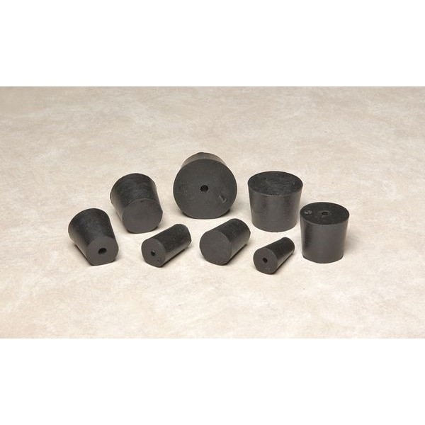 Stopper Assortment, 24Mm, Black, Pk63, Rst0-H