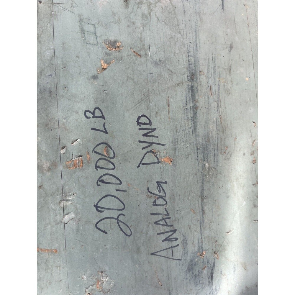 GENERAL MACHINE PRODUCTS DY-1 DYNAMOMETER, 20,000 Lb