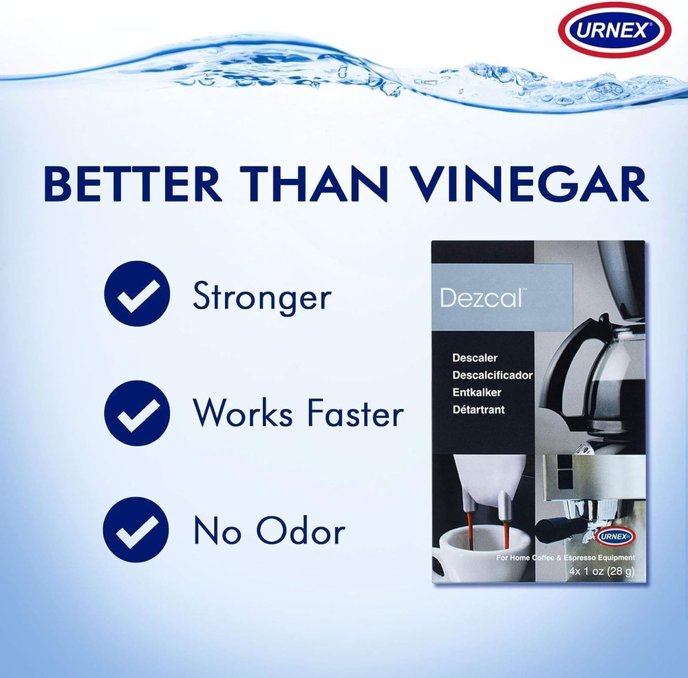 Descaling Powder Solution - 4 Uses - Activated Scale Remover for use with Keurig