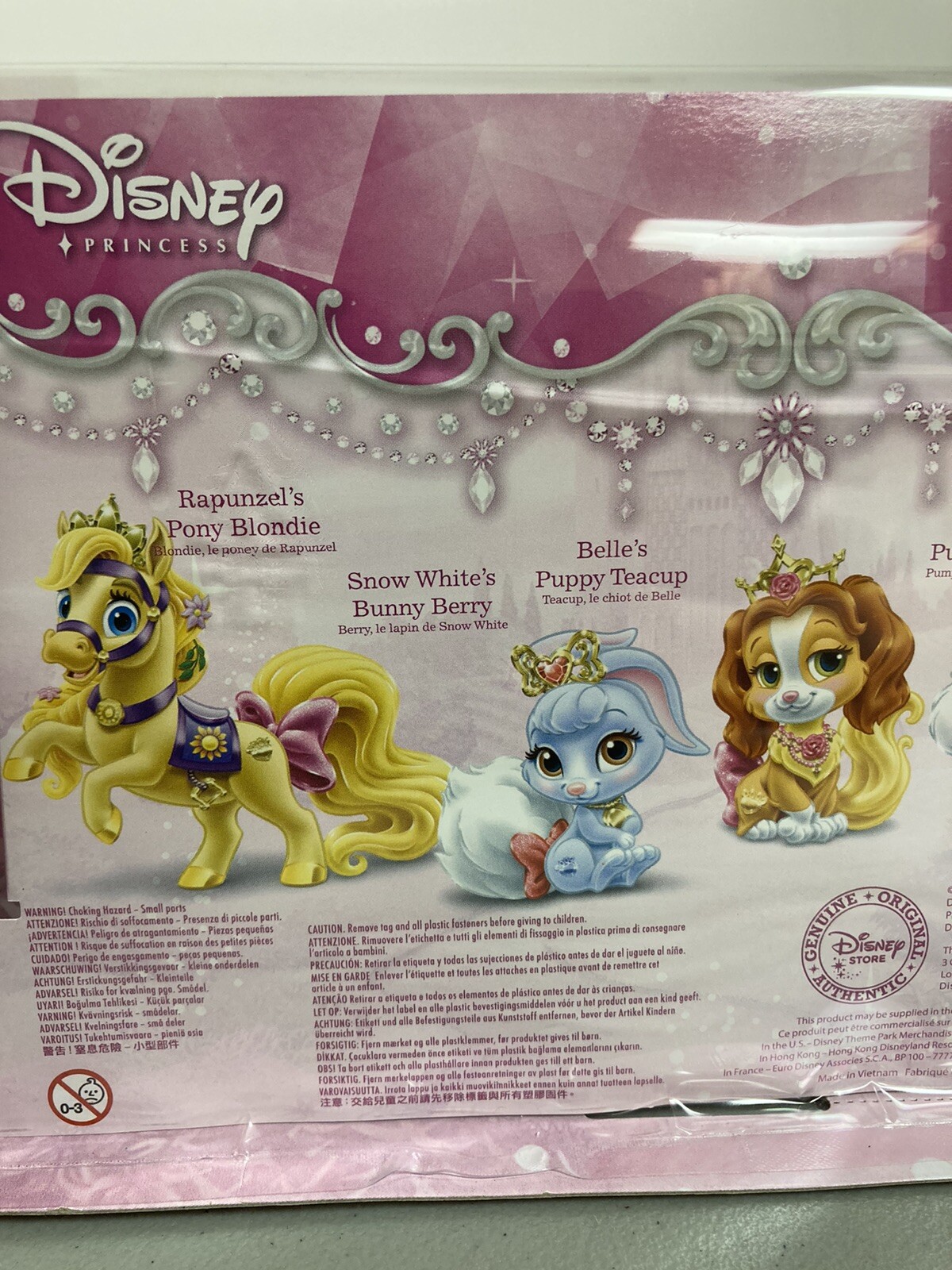 Disney Store Palace Pets 10 Piece Figurine Playset - NEW