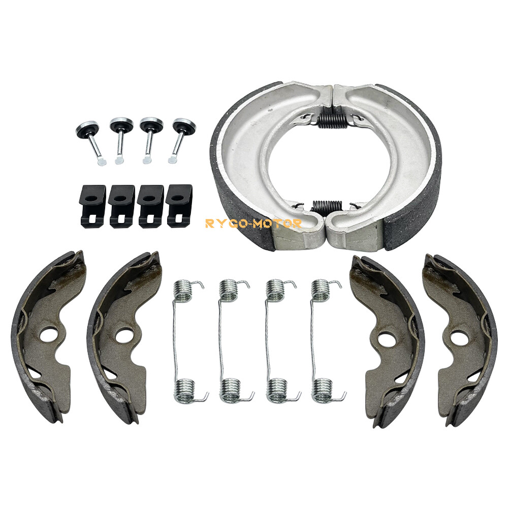 Front & Rear Brake Shoes Pins Kit for Honda Fourtrax 300 2x4 1988-2000 TRX300