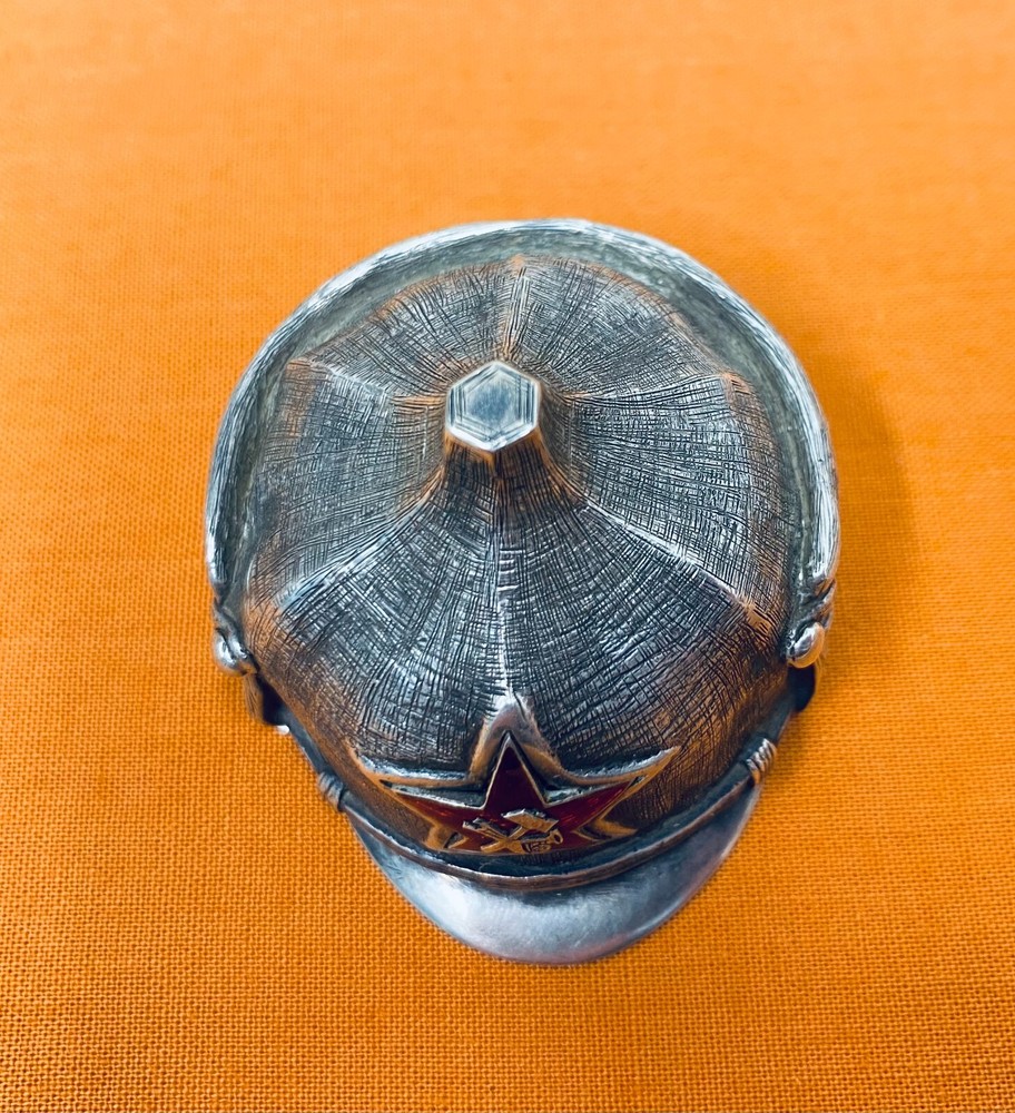 Russian Soviet Silver Snuff/Pill Box