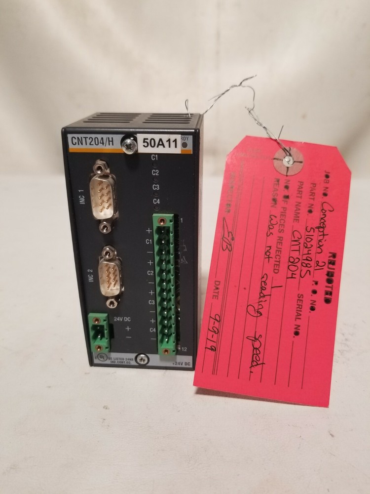 Bachmann CNT204/H PLC Counter Module 24 VDC+Returns