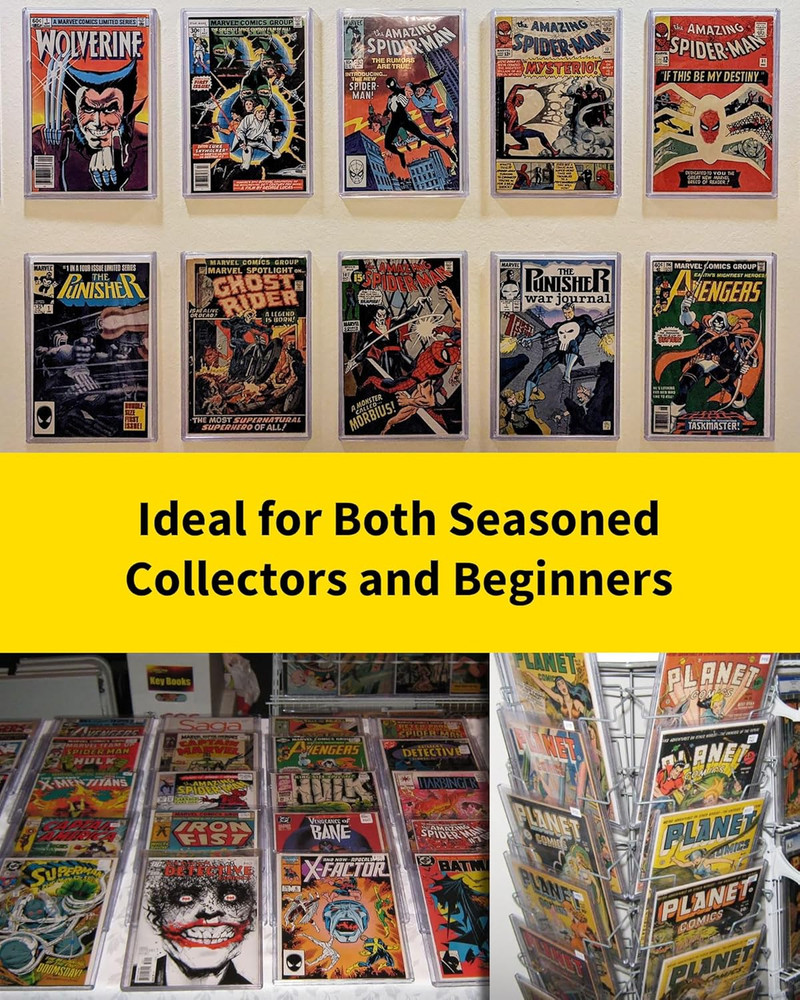 Comic Book Top Loaders - Protector Hard Case Sleeve, Toploader Holder for Silver