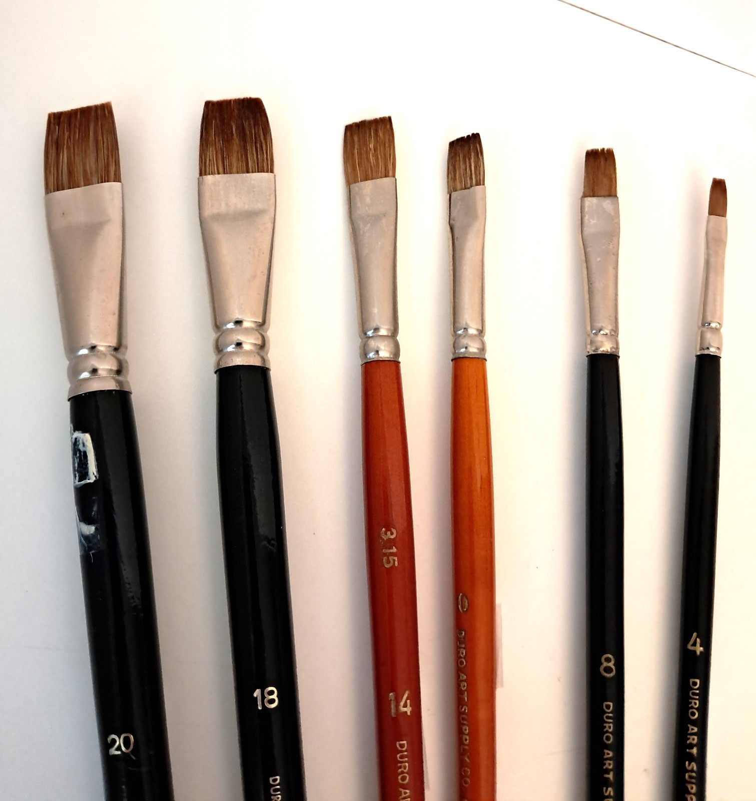 Finest RED SABLE Brushes | Comparable To GRUMBACHER 626-B | MADE IN GERMANY