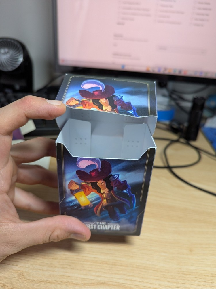 Disney Lorcana Captain Hook TCG Deck Box