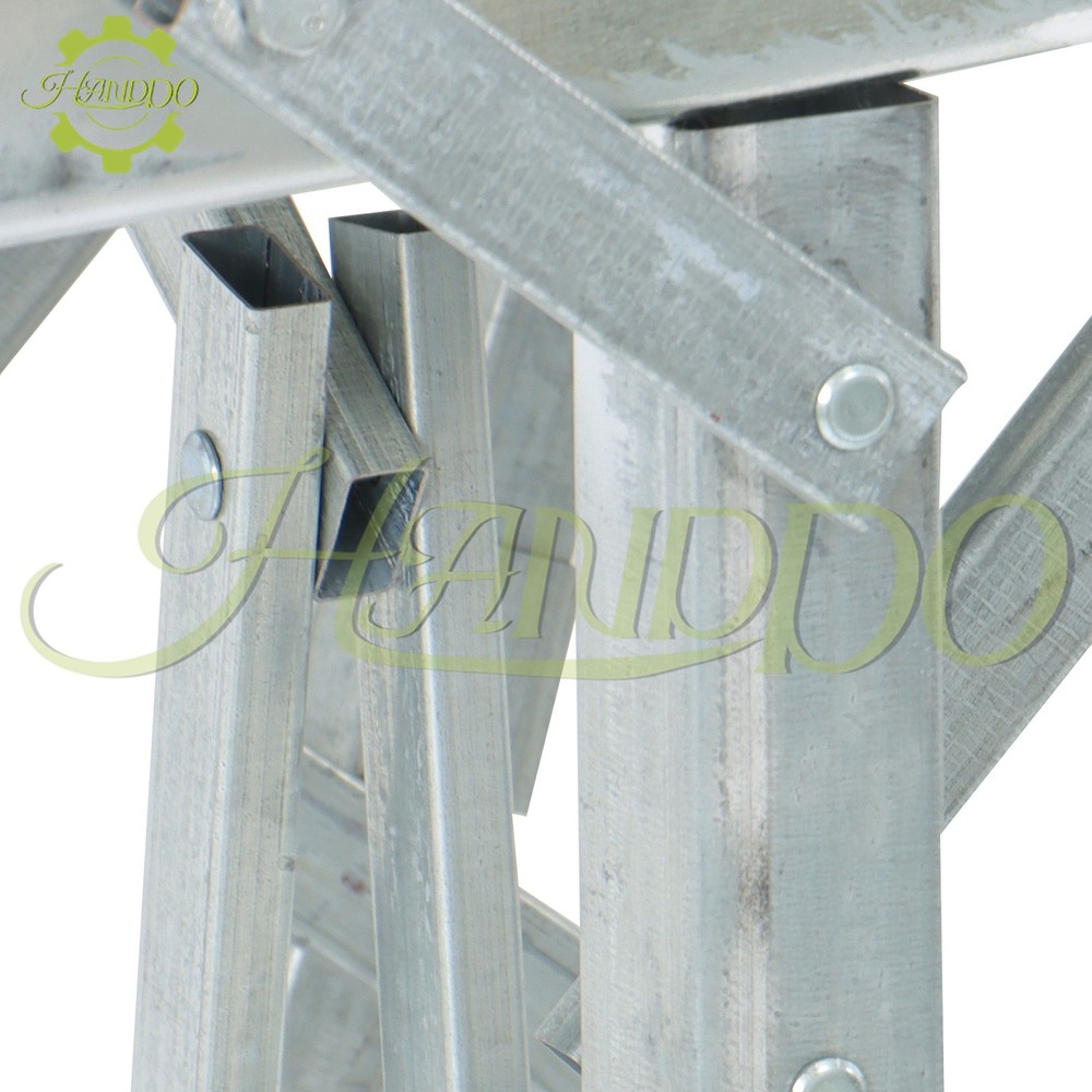 1.8m Scaffolding, Adjustable Height Work Platform Scaffold Tower Ladder Stool