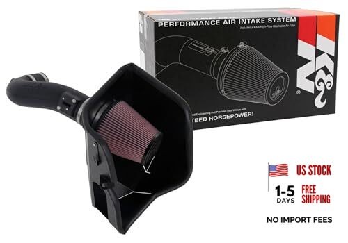 Cold Air Intake System: High-Flow Air Filter, Increase Performance Roto Molded