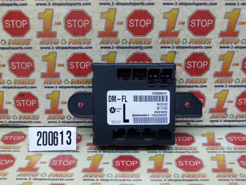 2011-2020 DODGE CARAVAN DRIVER LEFT FRONT DOOR CONTROL MODULE 05026861AE OEM