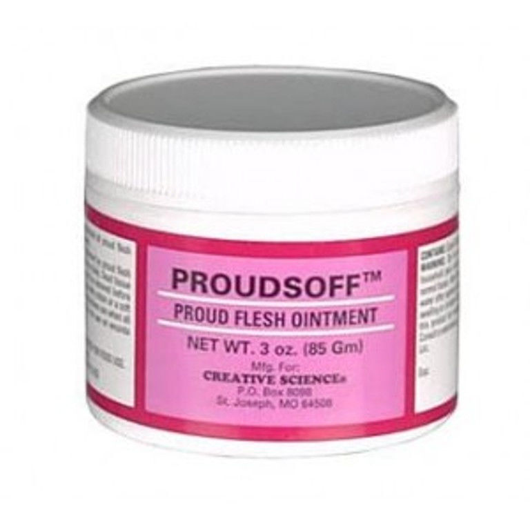 PROUDSOFF Ointment 3 oz Proud Flesh Cattle Horses Equine Sheep Health Tissue