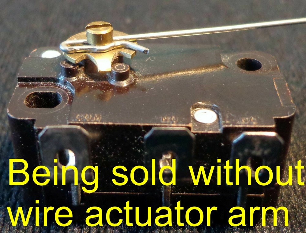 Cherry E51 Switch WITHOUT Actuator Arm, Clockwise to actuate, NEW, Sensitive