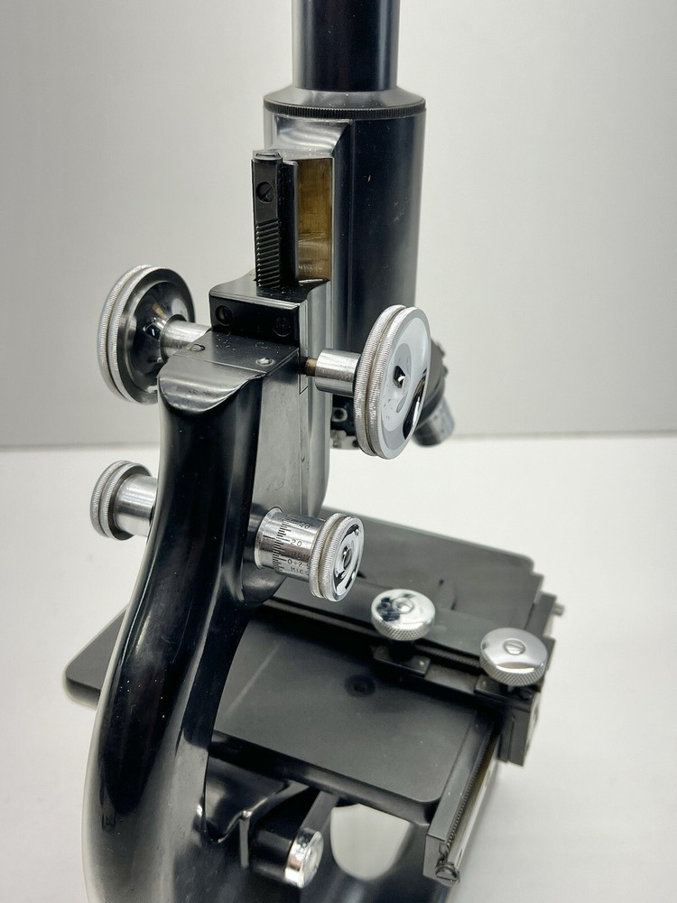American Optical Spencer Microscope Vintage AO 1 Objectives Unknown Year