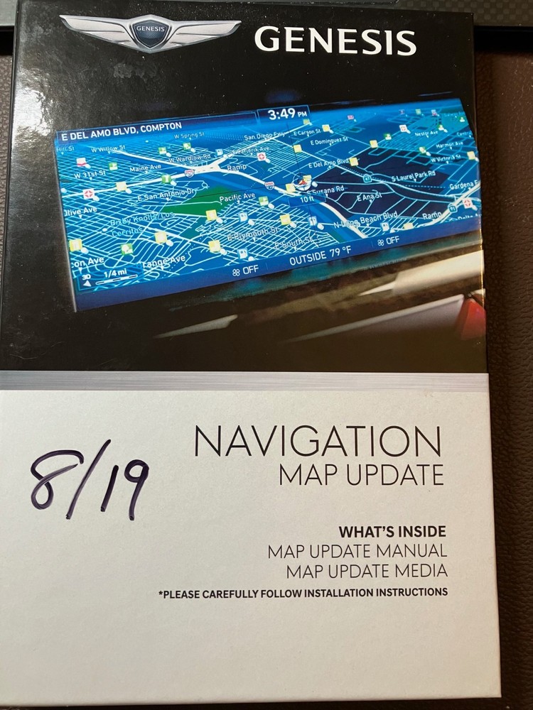 2017 Genesis G80 Navigation Map Update