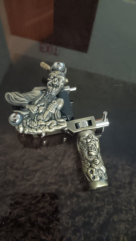 Devil Demon Tattoo Ink Painter Machine Accessory Metal Goth Skeleton NEW