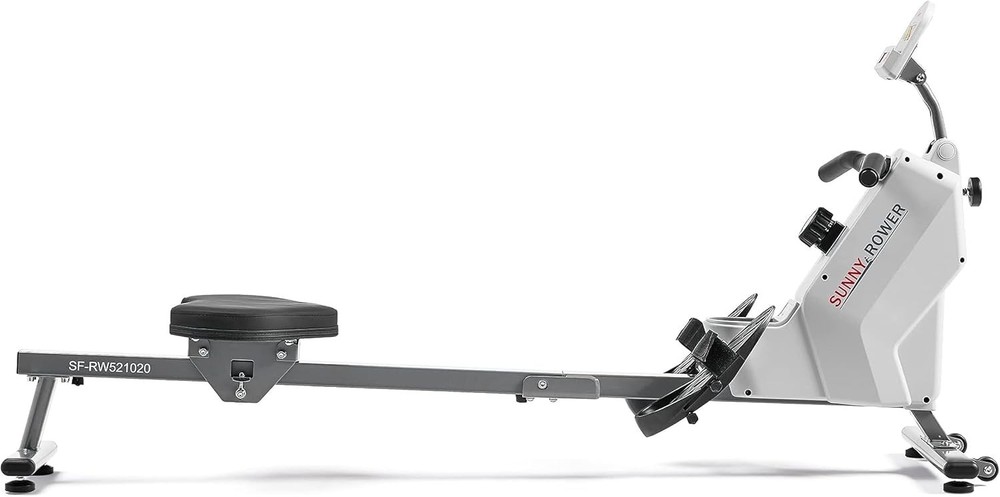 Magnetic Rowing Machine for Home Exercise, Quiet & Smooth Rower with Compact ...
