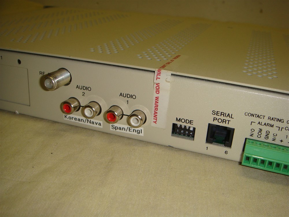 WEGENER COMMUNICATIONS DVR396 MPEG-2 IRD SATELLITE DIGITAL VIDEO RECEIVER