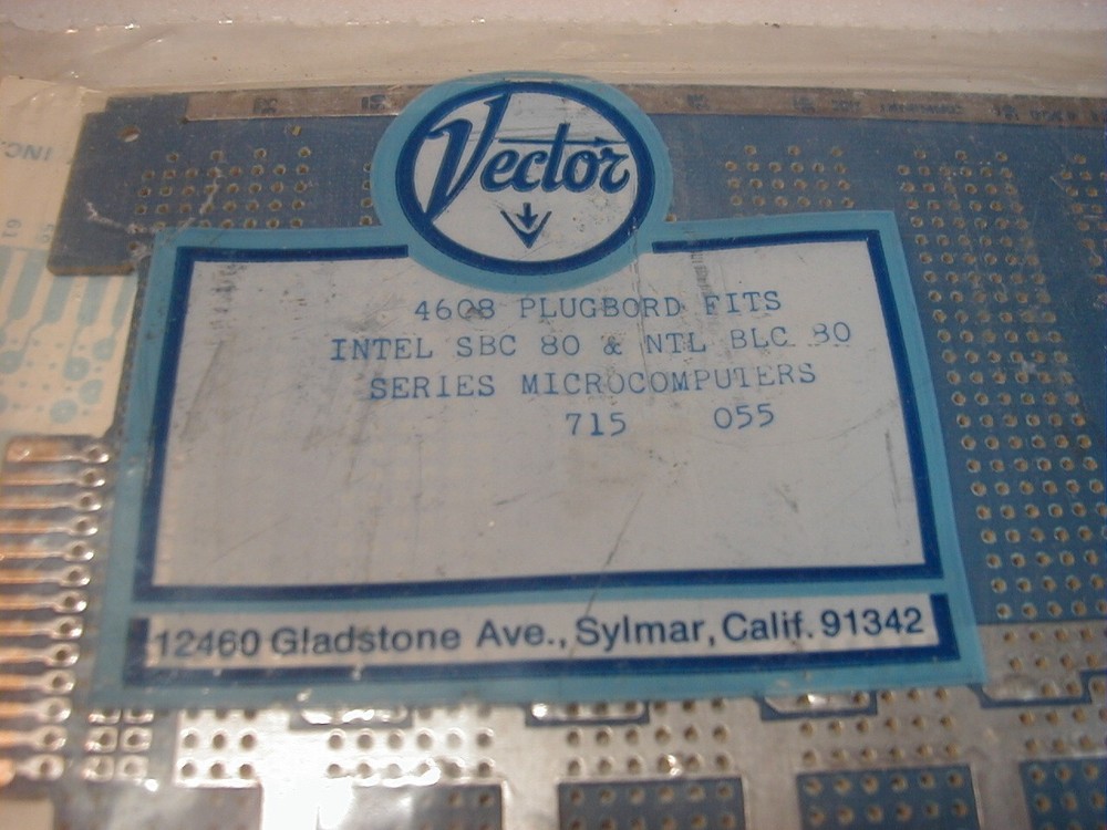 Vector 4608 Protoboard for 8080 uP