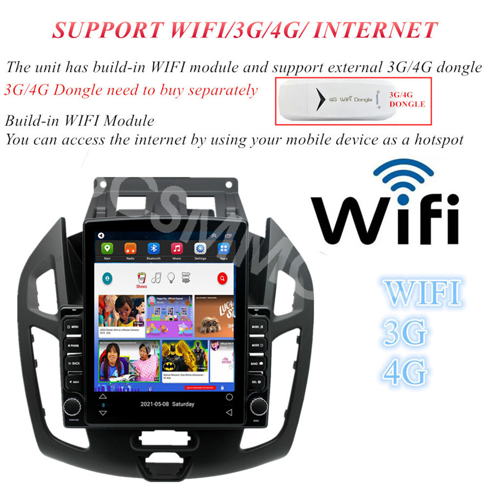 Fit For Ford Transit Connect 2014-2018 Stereo Radio Player For Carplay GPS WIFI