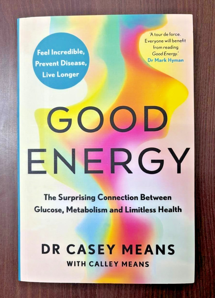 Good Energy by Dr. Casey Means NEW Paperback..........