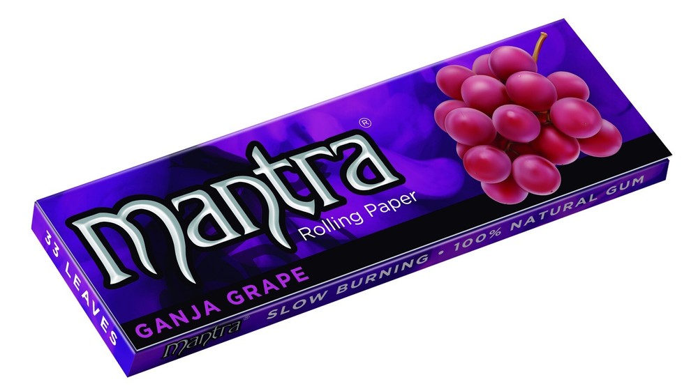 Mantra Papers Grape Flavored Rolling Paper Full Box (24 Booklets)
