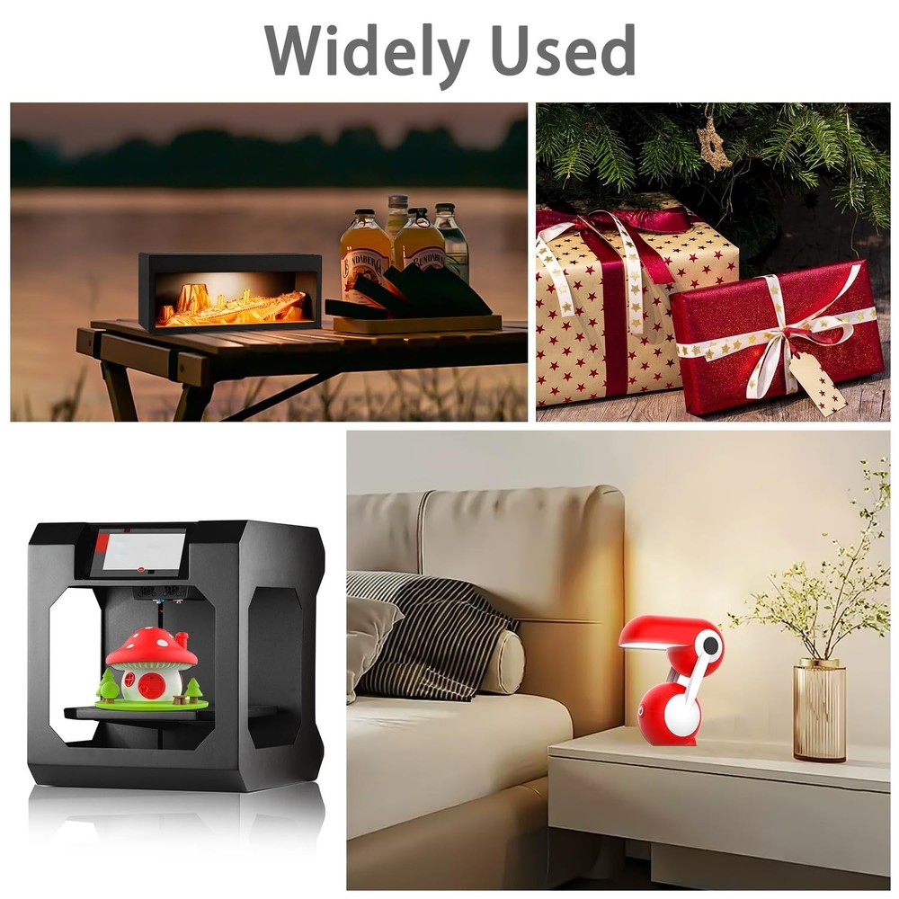 Versatile 3D Printer LED Lamp with Color Adjustments - Enhance Your Space