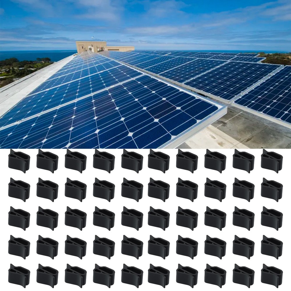 Solar Panel Clip Cable Mount Outdoor Plastic Temperature Resistant Waterproof