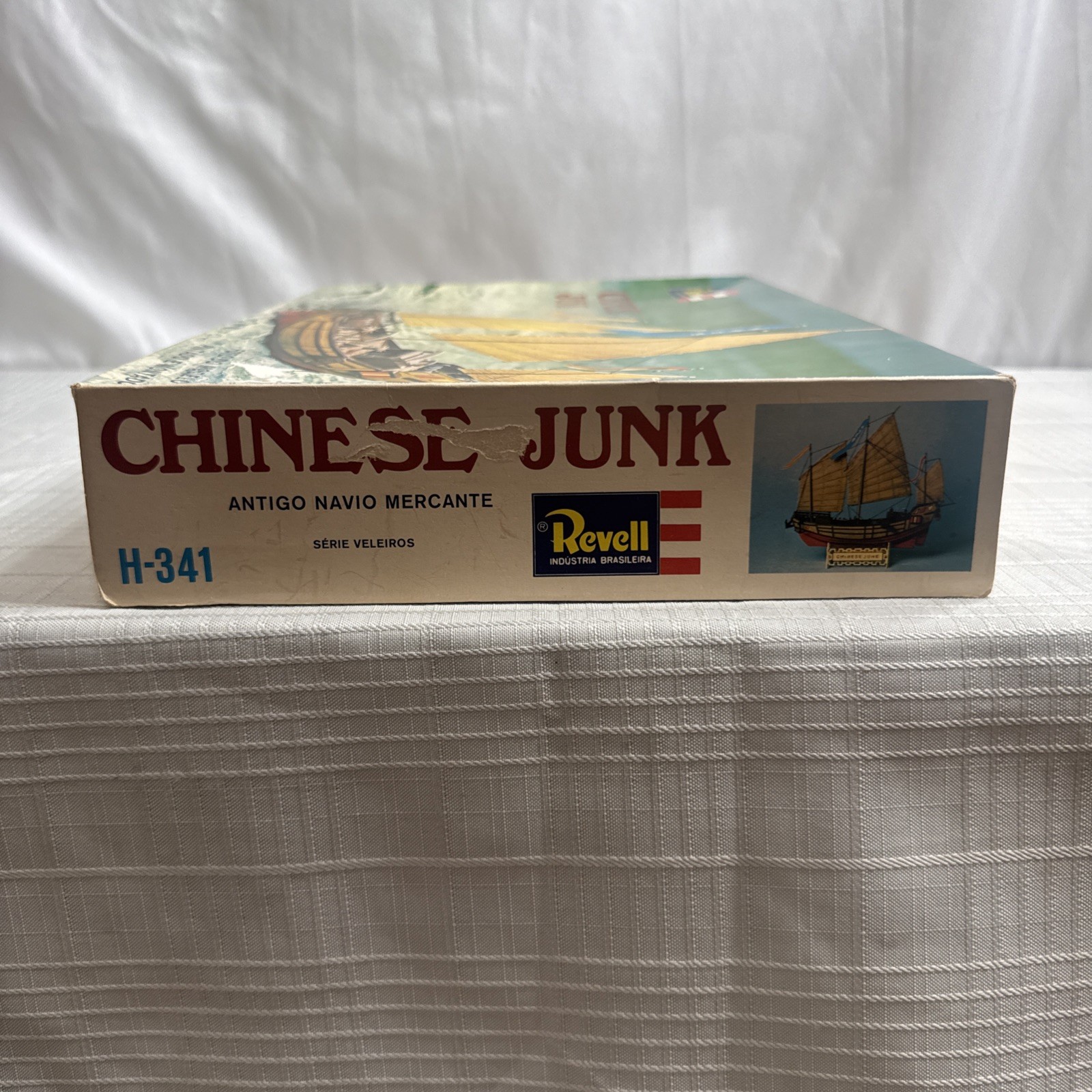 Revell Chinese Junk Plastic Model Kit H-341 Made in Brazil VINTAGE NEW RARE