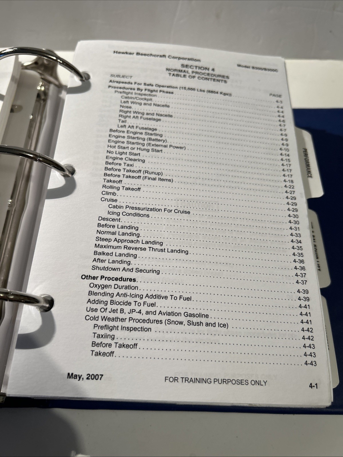 Flight Safety International Pilot Manual Super King Air 350 350C Updates to 2009