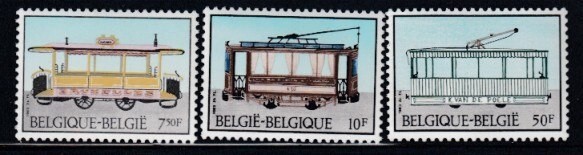 BELGIUM Trolleys MNH set