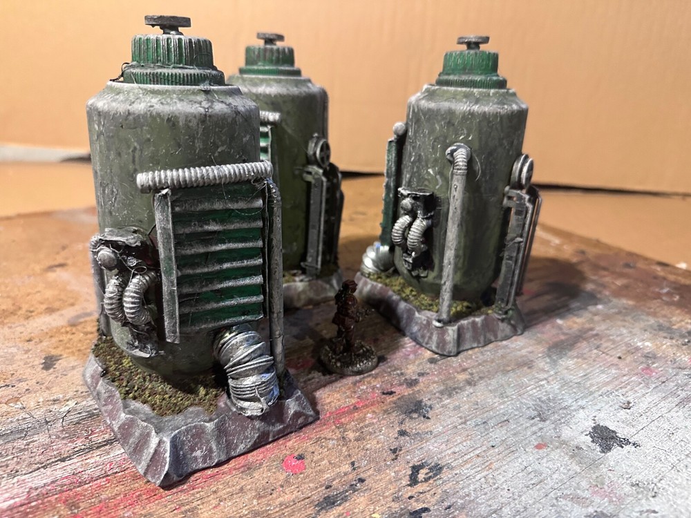Custom Scratch-Built Wargaming Terrain – TRI-40 site: Tabletop Piece.