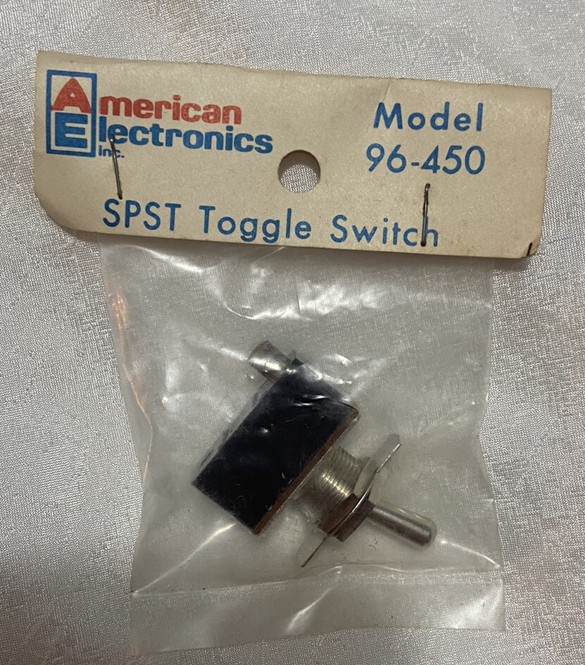 Vtg American Electronics Model 94-450 CB SPST Toggle Switch - NOS