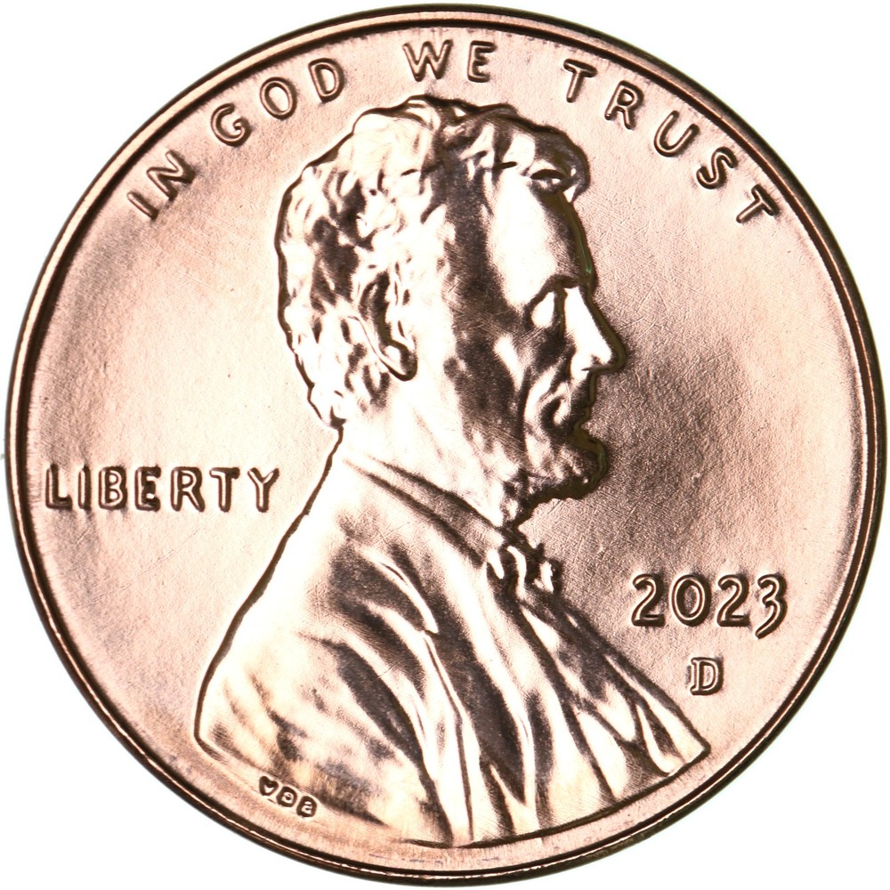 2023 D Lincoln Shield Cent Gem BU Penny