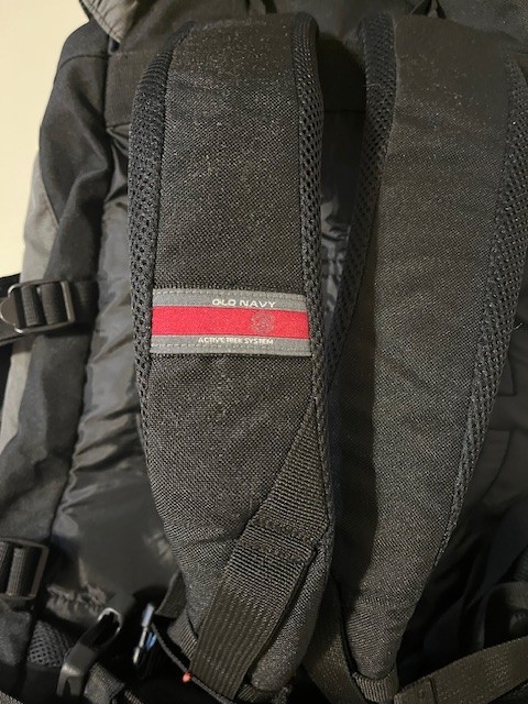 Old Navy Active Trek system outdoor sporty backpack