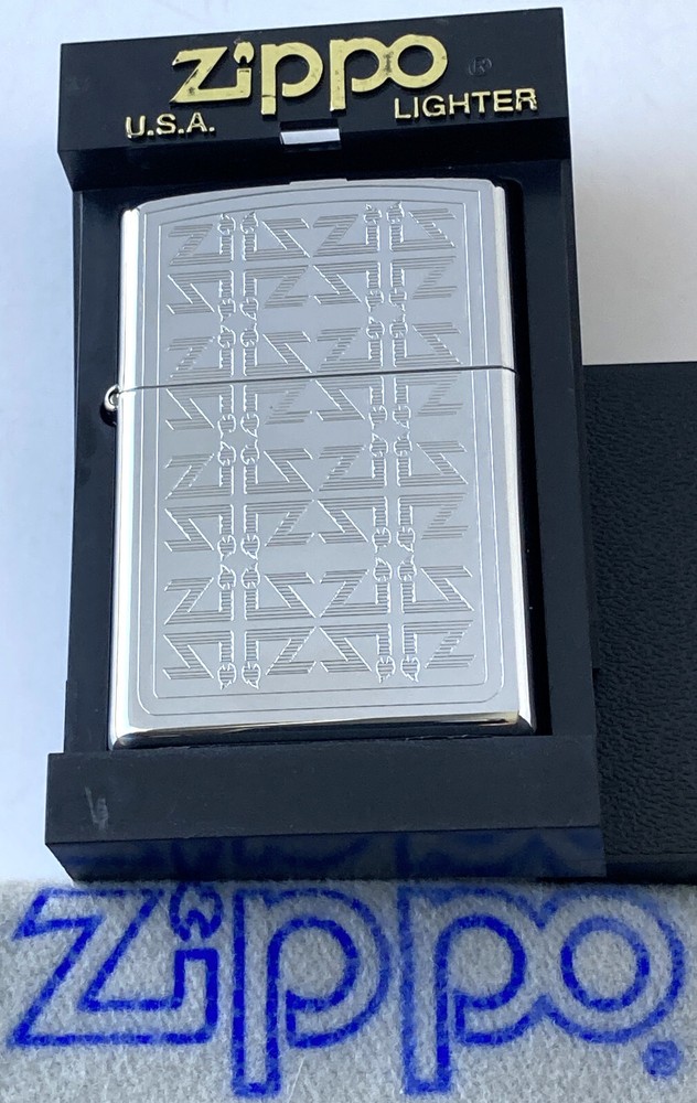 ZIPPO PREVIOUSLY COLLECTED Not Used Zi Lighter FLAME Repeat 2004 Reverse