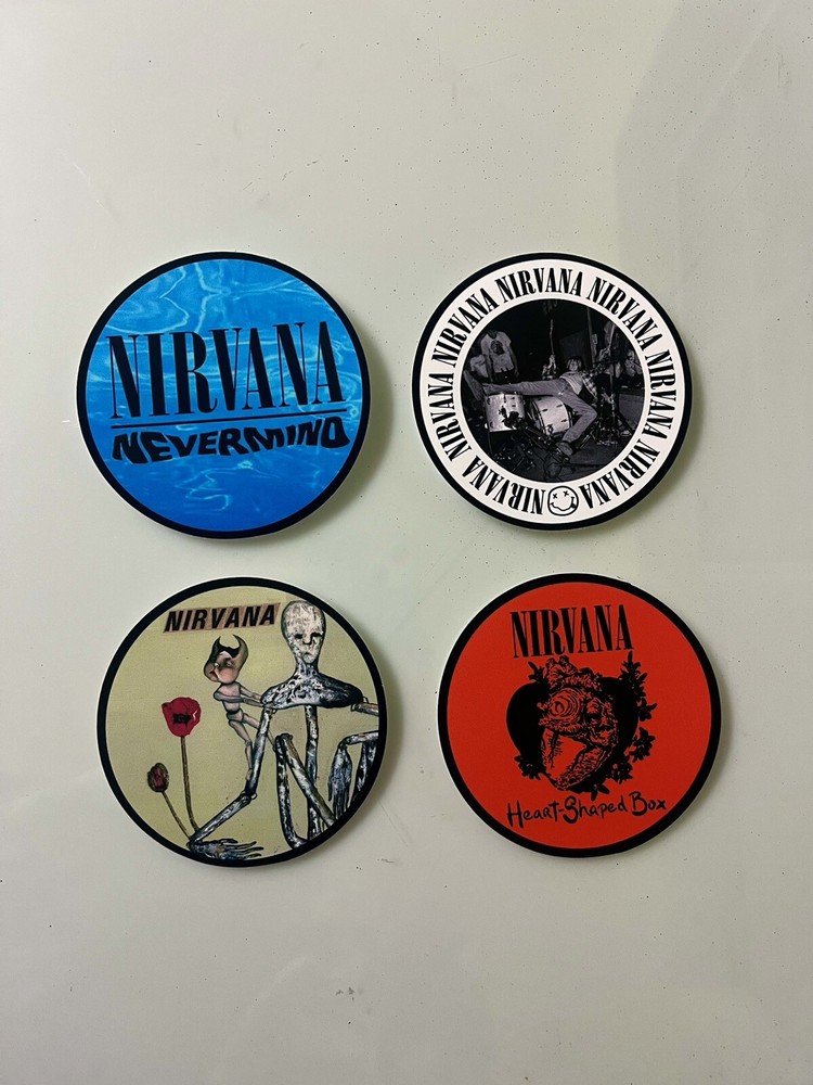 Nirvana Sticker Pack, Grunge Rock Sticker Pack