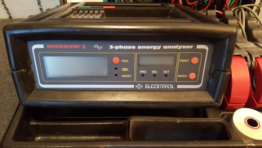 ELCONTROL 3-Phase Energy Analyzer MICROVIP 3