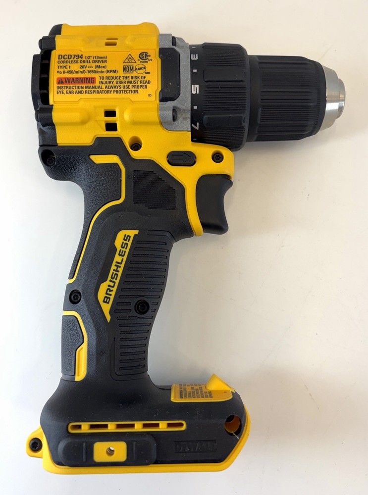 DeWalt Atomic 20V Max 1/2 in Drill/ Driver Brushless Tool Only Model DCD794B