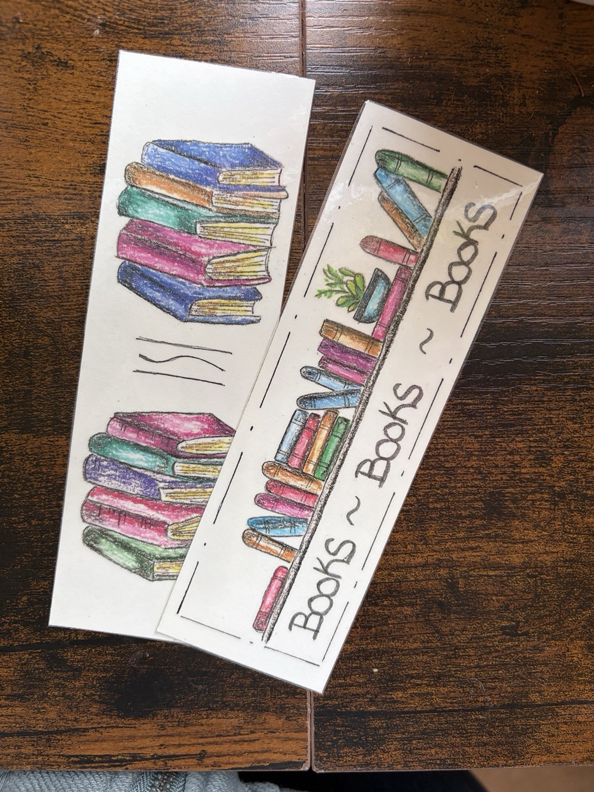 Bookmarks, Books, Bookshelf