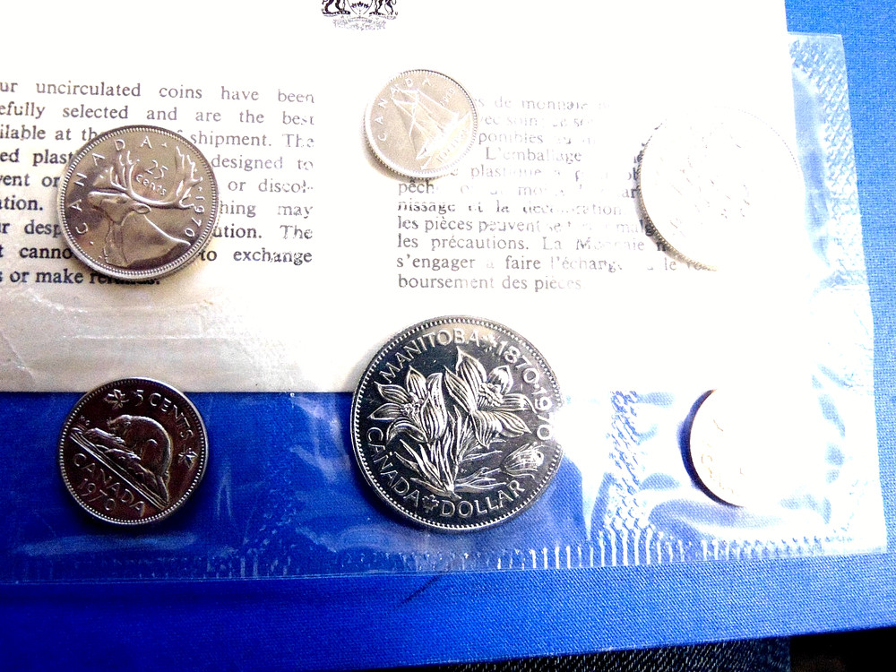 1970 Canada Centennial PL proof like coin SET UNC