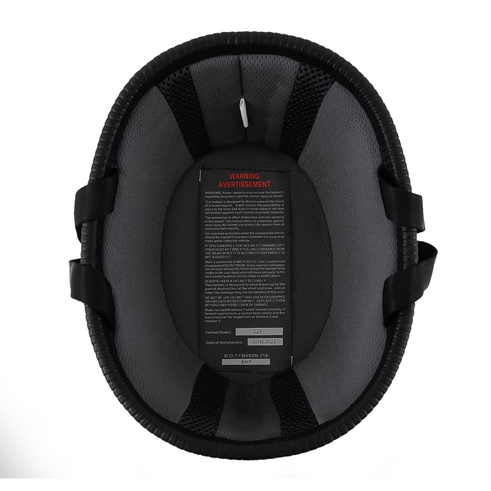 Motorcycle FLAT DOT Beanie Helmet Half Helmet Cap Skid Scooter Chopper