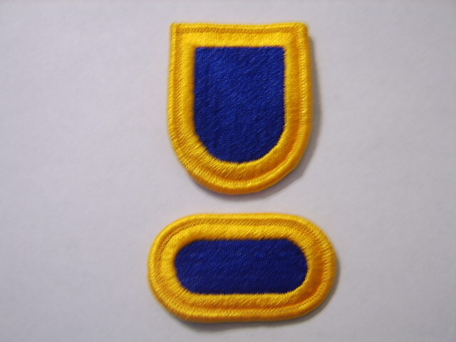 82nd AIRBORNE DIVISION 1st BRIGADE COMBAT TEAM FLASH & OVAL SET
