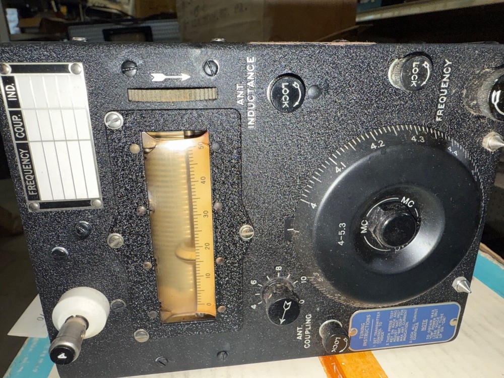 Aircraft Radio Corp T20 ARC-5 NOS WITH 1964 Invoice, Canvas Bag WW2 History