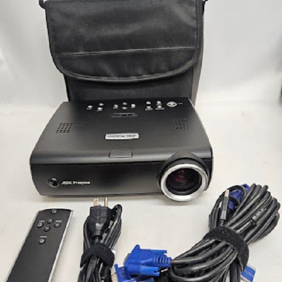 ***GREAT*** ASK PROXIMA C250 DLP PORTABLE PROJECTOR, REMOTE, CASE, CABLES!!!