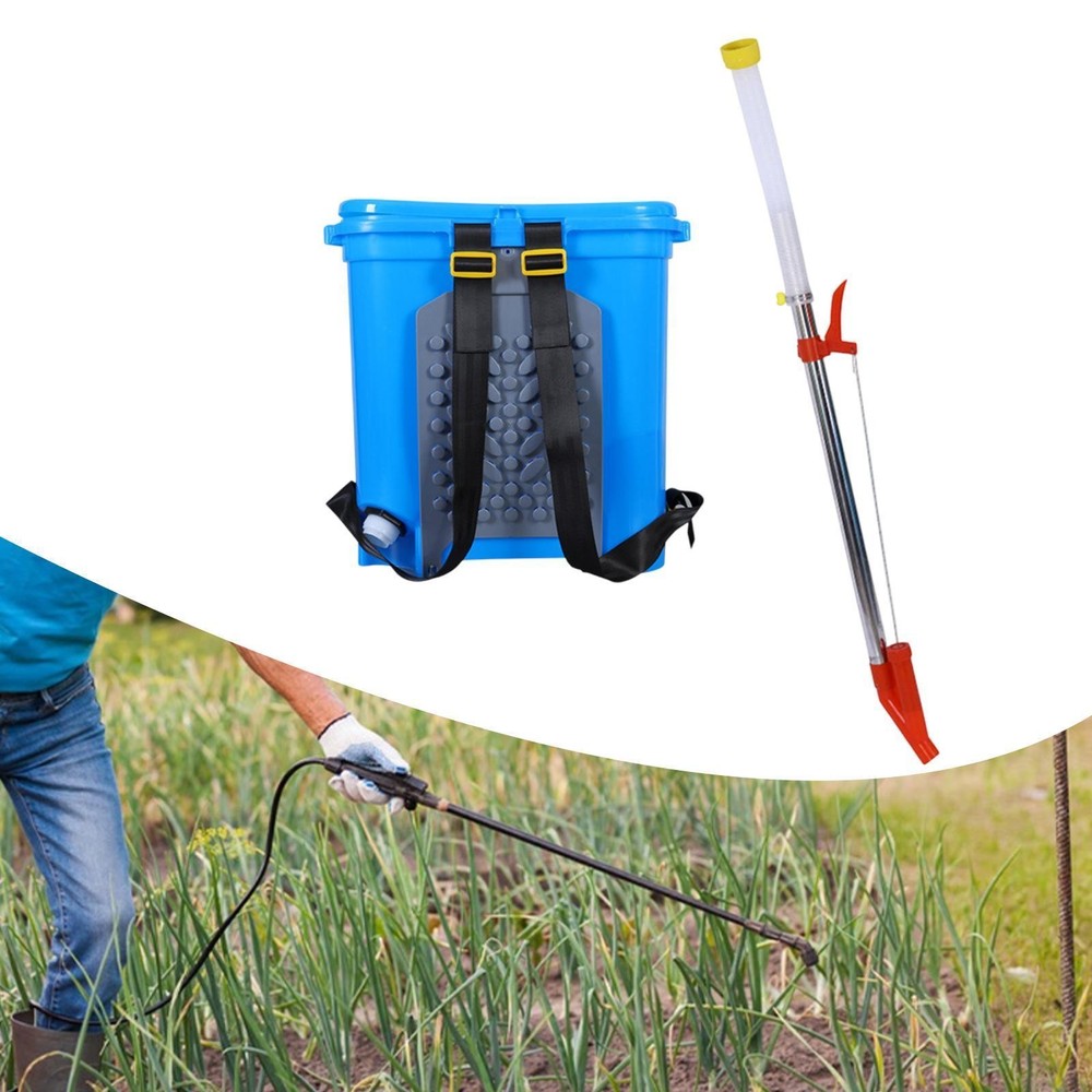 Manual Fertilizer Applicator with Backpack Bucket Multipurpose 25L Capacity