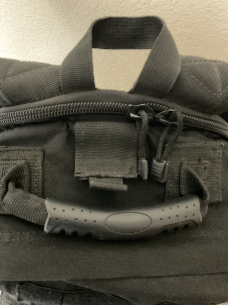 Fox Tactical Backpack Black Multi Compartments Hiking Outdoors - See Notes