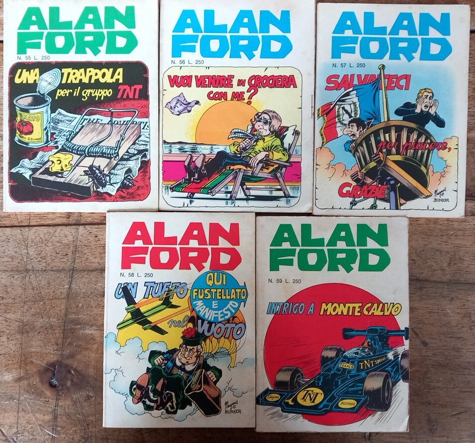 horn comic lot. ALAN FORD 50/59. 1973