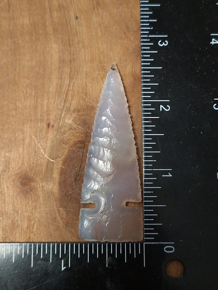 Side Notched Agate 2 5/8" x 7/8"