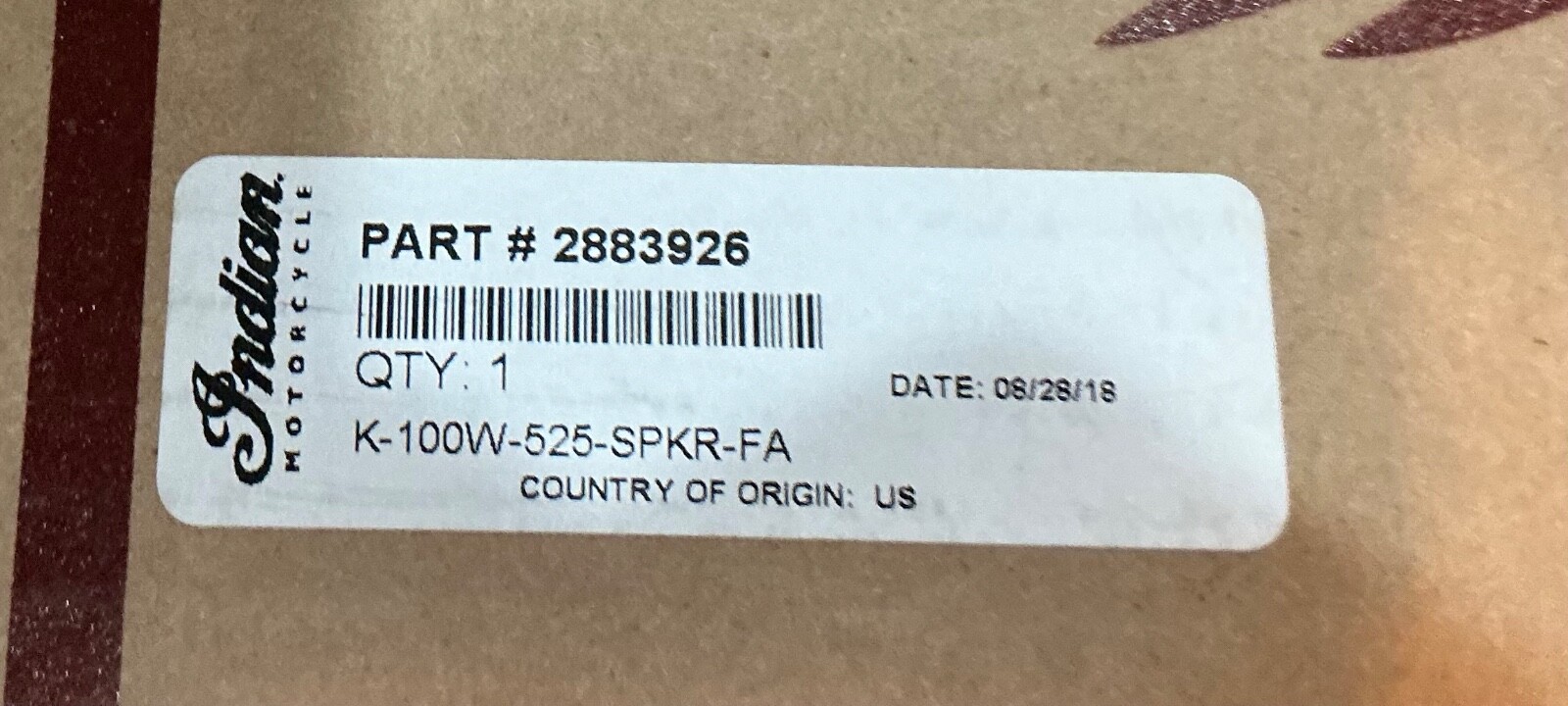 Indian Speaker Kit with Powerband Audio 5 1/4" 2883926 K-100W-525-SPKR-FA