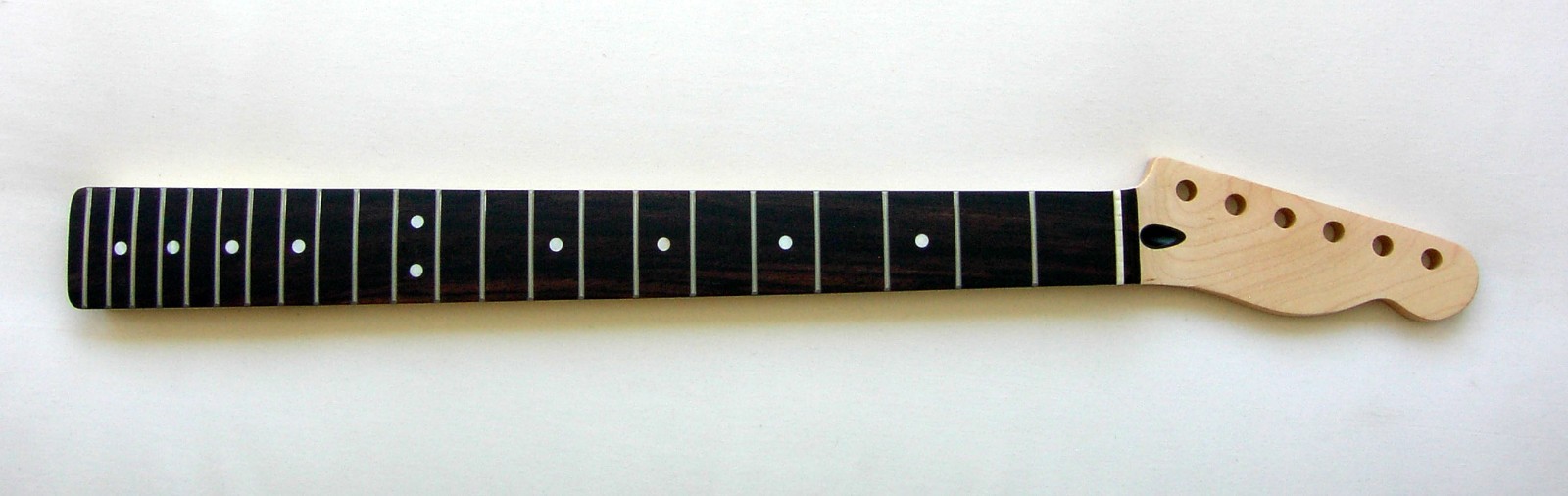 TELECASTER Neck /43mm NUT/MOP/Med Jumbo w/Warmoth Bone Nut (fits Fender TELE