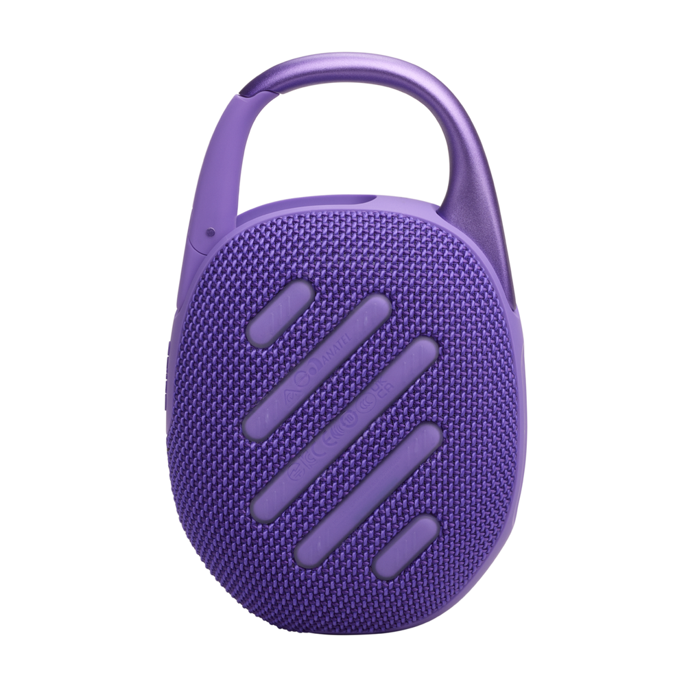 JBL Clip 5 Portable Bluetooth Speaker (Purple)